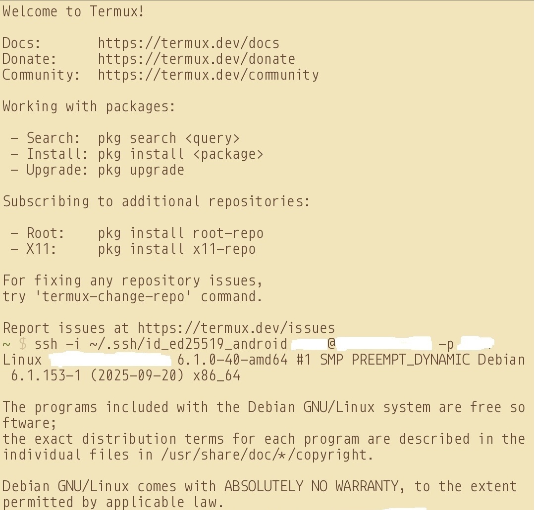 SSH Connected